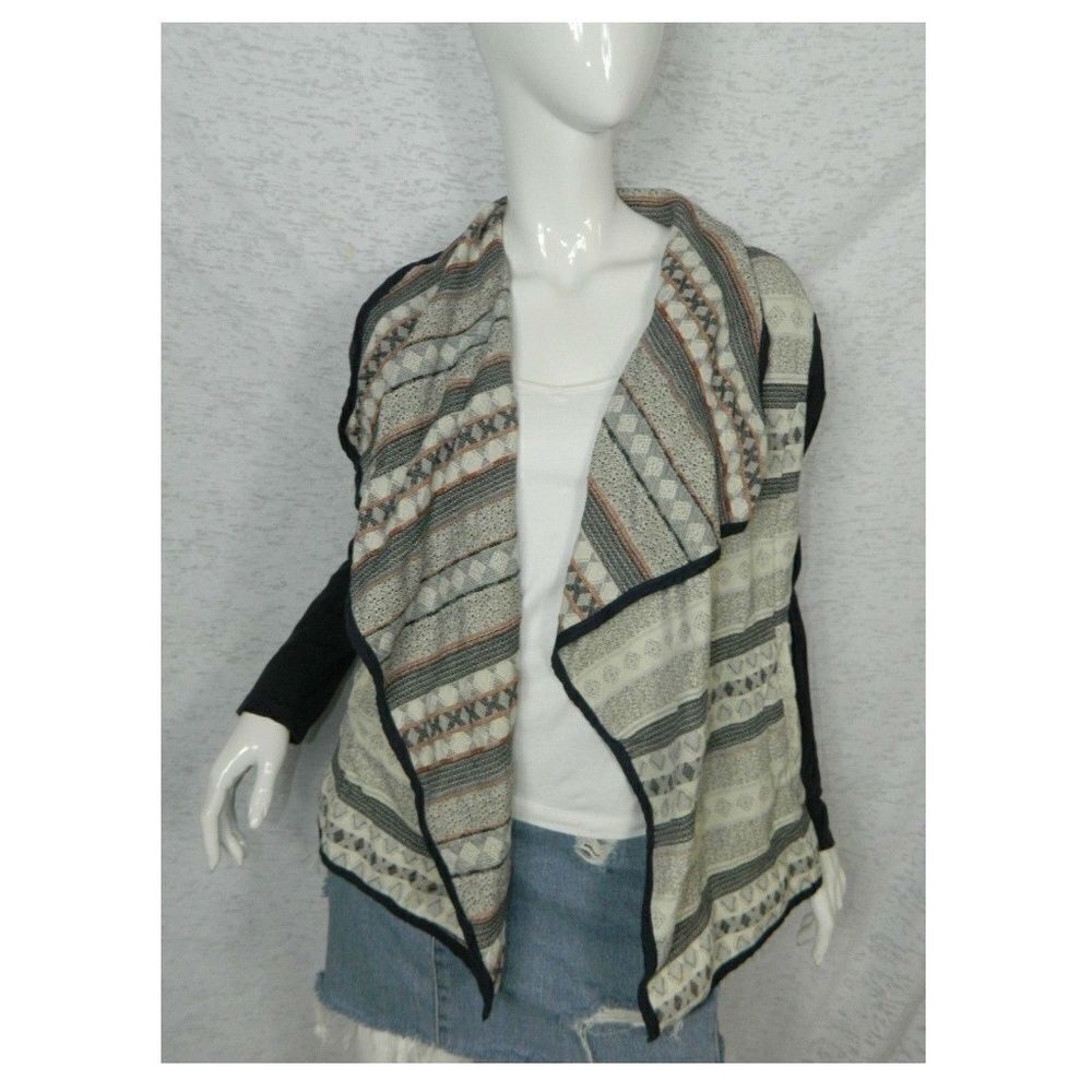 Lucky Brand Women Open Front Cardigan Sweater M
